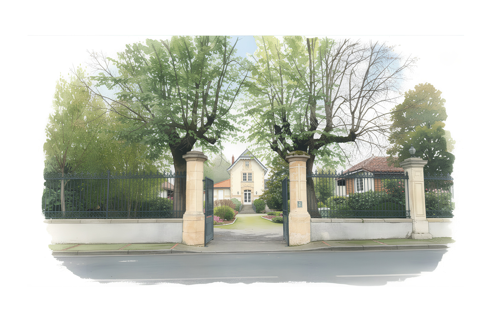 French countryside estate