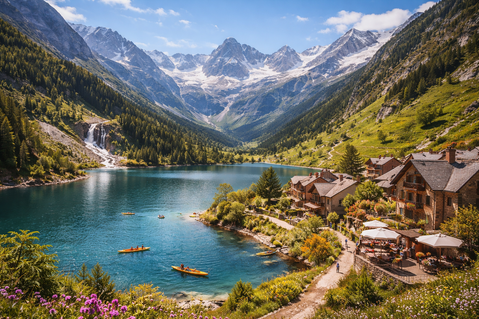 Lake in South of France